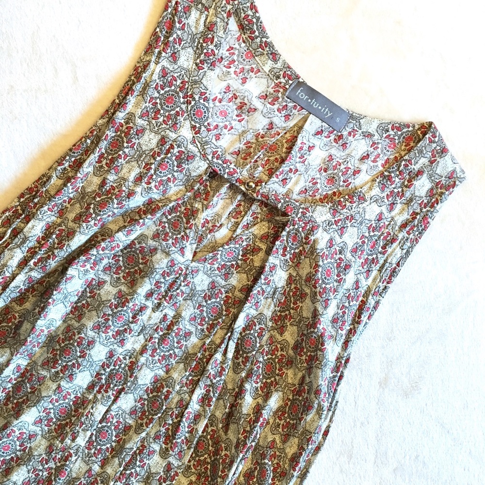 Fortuity Versatile Patterned Slip Tunic Dress - Picture 2 of 3